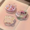 Suitable for Gilded Color Illustrations Magsafe Magnetic Stand Personalized Cartoon Phone Airbag Stand Retractable and Portable