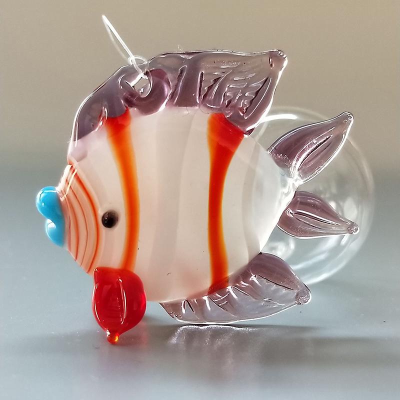 

1 шт. Европейский стиль Морское животное Крошечная статуэтка Рыба Плавающее стекло Тропическая рыба Мини-фигурка Подвеска Украшение для аквариума