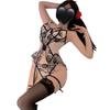 Sexy Lace Jumpsuit Pure Desire Uniform Sleepwear  Women Rompers Clothing Body Suits Fashion Sexy Women Sweet Tops 2025 New 6US1