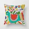Office Decoration Pillowcase Ful World Art Painted Pillowcase Luury Home Decoration Cushion Cover,(3)