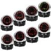 52mm Car Oil Press Meter RPM Boost Water Temp Oil Temp Air Fuel Ratio Voltage EXT Temp Meter 7 Color Backlight Gauge For 12V Car