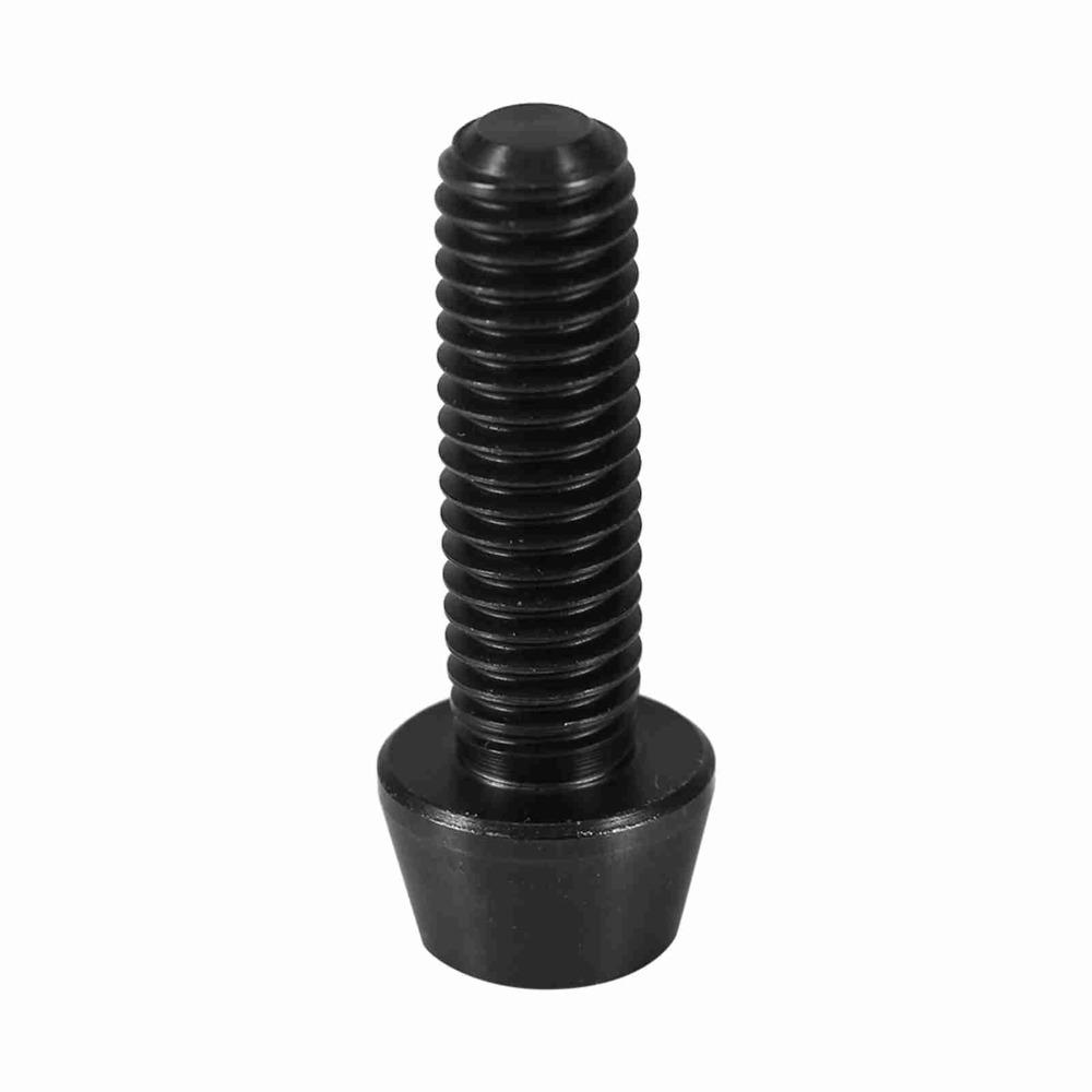 1pc M6x16/20mm Tapered Head Screw Titanium Alloy with Washer Conical Bolt Lightweight Hexagon Cone Hex Screws for Mountain Bike