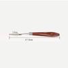 5PCS Wooden Handle Art Painting Scraper Metal Working Head Painting Shovel Tool  Pigment Blending