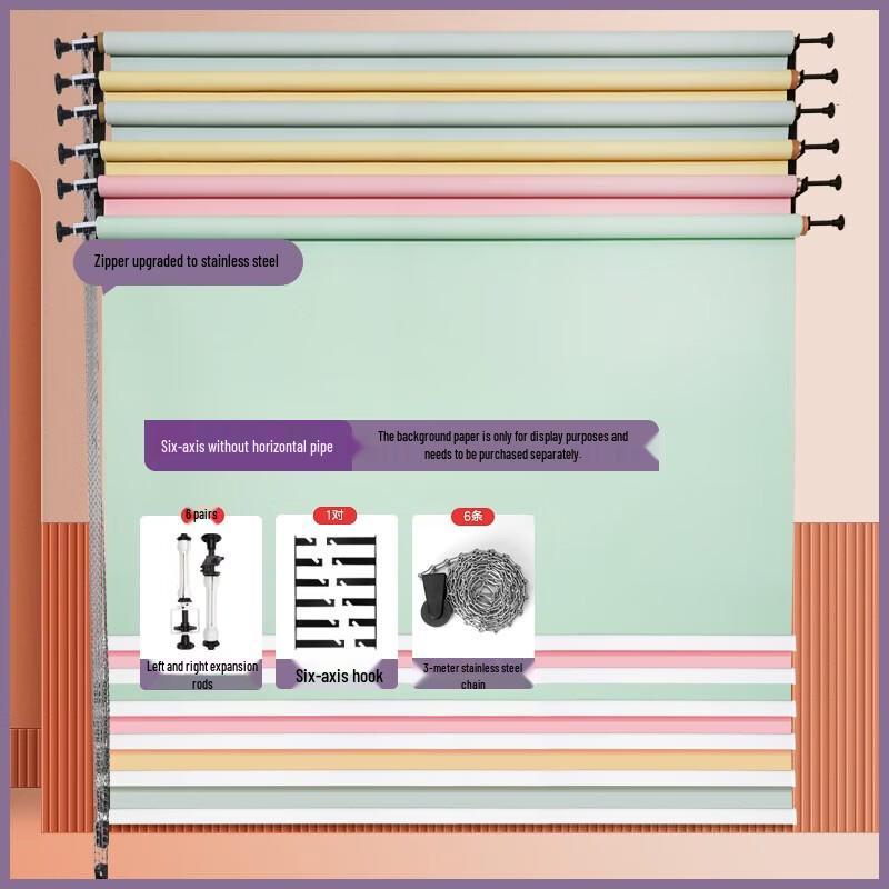 Miaotu Photography Manual Studio Background Roller System