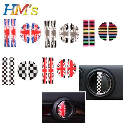 Interior Car Decoration Accessories Front Rear Door Handle Sticker Car Decal Styling Accessories For Mini Cooper F55 F56 F60 R60