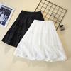 Women's Plus Size A-line Pleated High Waist Short Skirt - Summer 2025 Collection