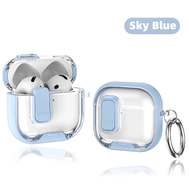 for AirPods Pro 3 Earphone Case (2026 New) with Phone Stand & Cleaner Kit Case Cover Accessories for AirPods Pro 3 with Keychain