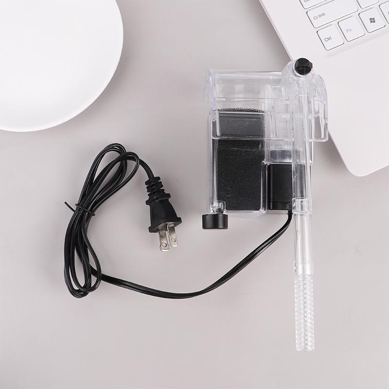 3 In 1 Small Aquarium Filter Small Tank Filter Suspension Oxygen Pump Water Purifier
