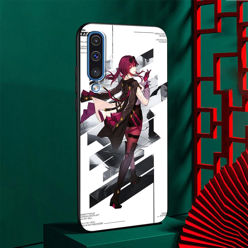 

Чехол для телефона Samsung Galaxy A03 A04s A20 A30 A20e A70 A70s A50 A40 A30s A50s A20s A10s, TPU, Черный, с изображением Rail Kafka Honkai Star Samsung A10