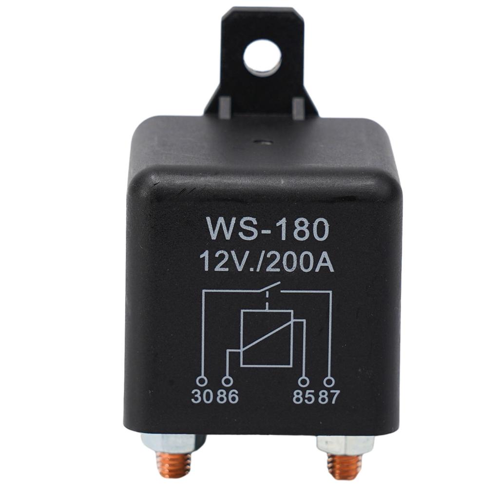 Practical Durable Isolator Relay Truck High Capacity Power Switch Standard Contact Form Start 12V 4Pin Accessories
