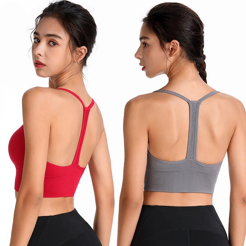 Wireless Yoga Sports Bra Shock Absorbing Fitness Underwear For Women Plus Size