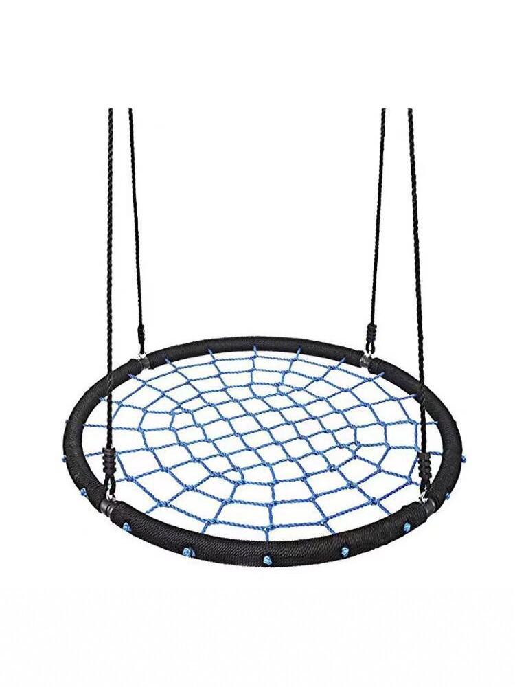Children s Backyard Net Rope Swing Chair - Nest Swing & Climbing Play Equipment зелёный