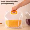 Airtight Food Storage Bag with Lid Freestanding Rice Storage Pouch Sealed Reusable Grain Storage Bag for Flour Beans Kitchen Cabinet Pantry