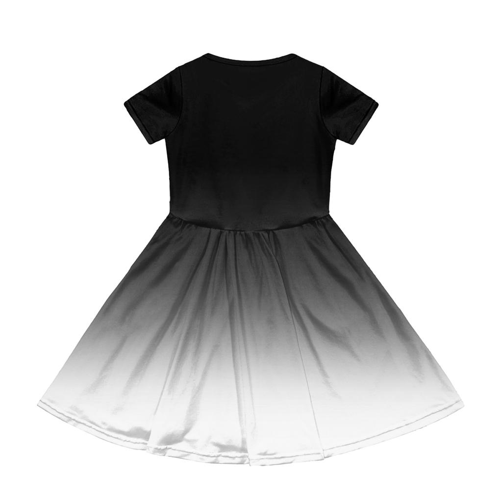 Mädchen Sommerkleid Farbe & Muster Kurzarmkleid Mit Tasche Freizeitkleid Kurze Ärmel Partykleid Ostertag