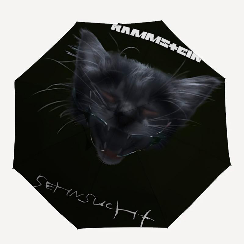 

1pc Rammstein Automatic Opening/closing Umbrella, Foldable Sunshade, Perfect Gift for Friends, Durable Plastic Handle yy250808114