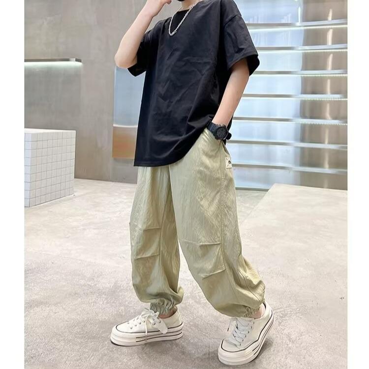 Boys' Pants Spring and Autumn Style Children's Cargo Pants 2025 New Autumn Casual Pants Boys' Autumn Long Pants Thin Style