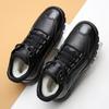 2025 Direct Leather Winter Velvet Warm Men's High-top Fur Integrated Wool Non-slip Soft-soled Dad Cotton Shoes