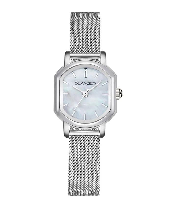 Ciel Mother-of-Pearl Mesh BW20925L-WMWM Square Women's Metal Watch