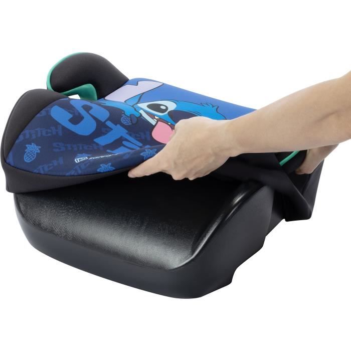 SAFETY 1st Disney© Siege auto réhausseur Star Plus i-Safe Stitch, Groupe 3, ceinturé, de 6 a 10-12 ans (36kg), Classic Stitch