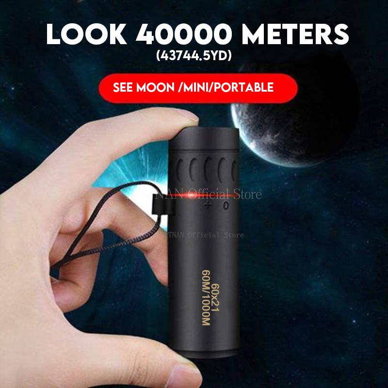 

60x21 HD Monocular Telescope Mini Portable Mobile Phone Telescope with Holder Outdoor Camping Hunting Birdwatching Telescopes