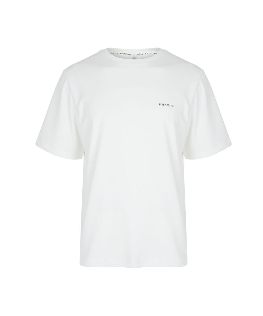 KANDINI White Duck Family Print Short Sleeve T-Shirt_Unisex