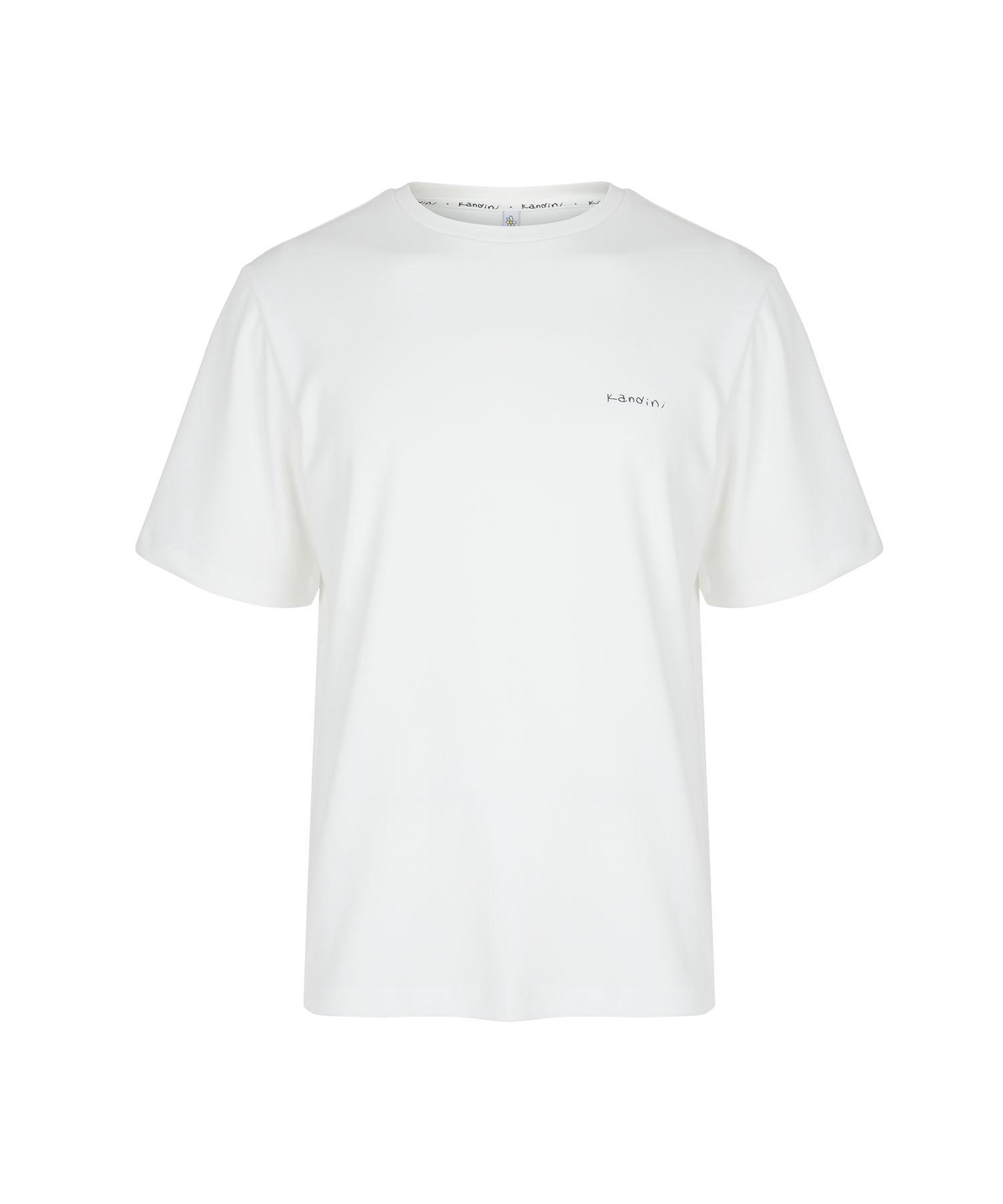 Candini White Duck Family Print Short Sleeve T-Shirt_Unisex