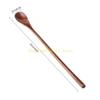 Natural Wooden Spoon Coffee Tea Cooking Dining Utensil Retro Long Handle Cutlery Top Sale