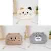 Cute Cartoon Cat Pen Organizer With Highquality Plush Material For School Use