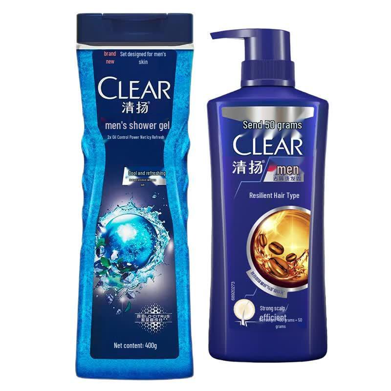 Подарочный набор CLEAR для мужчин: гель для душа и шампунь