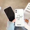 Cartoon Demon Angel Couple Phone Case for IPhone 15 14 13 12 11 Pro XS MAX 7 SE2 X XR 8 14 Plus Clear Soft Silicone Cover Fundas