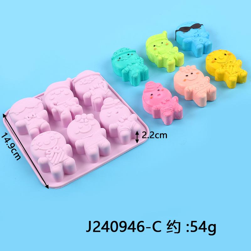 Chocolate Mold Kitchen DIY Baking Tools Cake Decoration Pumpkin Flower Leaf Ghost Jelly Mould Creative Ice Lattice Silicone Mold