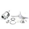 New Universal SQV 4 Turbo Blow Off Valve for HKS VI SSQV BOV Aluminum Pull-Type With Adapter Black Silver
