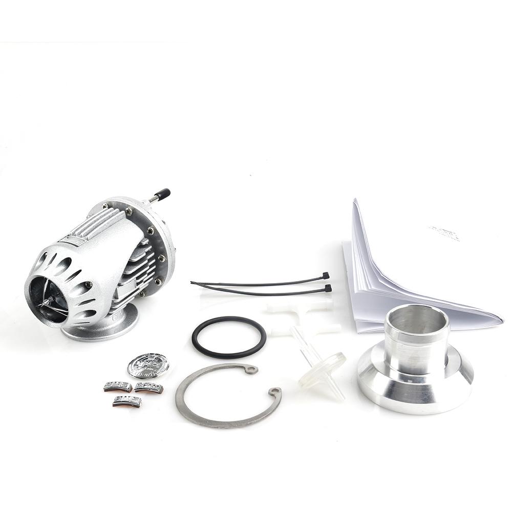New Universal SQV 4 Turbo Blow Off Valve for HKS VI SSQV BOV Aluminum Pull-Type With Adapter Black Silver