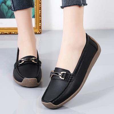 Nuove Scarpe Casual da Donna Primavera Comode Mocassini con Suola Morbida Vera Pelle Moda Scarpe Donna Antiscivolo da Donna Scarpe da Barca