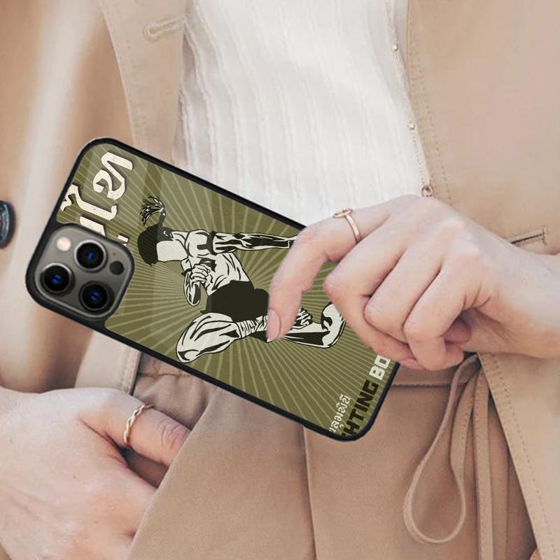 

Muay Thai Knee Magnetic Phone Case For APPLE iPhone 17 Air 16 14 13 12 Pro Max 15 Plus Wireless Charge With MagSafe Cover iPhone 14