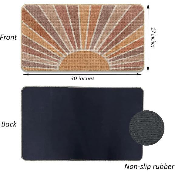 DOTAIN Boho Sun Door Mat Doormat Door Mats Decor,Sunshine Door Mats for Bedroom Farmhouse Home Entryway Front Door Porch Outdoor Indoor Entrance
