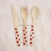 Fruit-Themed Disposable Picnic Set: Lemongrass, Strawberry, Watermelon, Pineapple Plates, Gold Foil Lace Party Plates, Cups & Napkins.