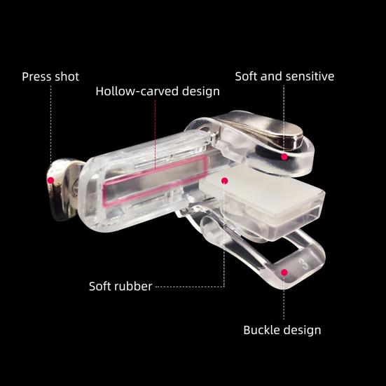 K03 Game Controller Sensitivity Zinc Alloy Portable High Free Fire Shooting Key Aim