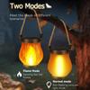 Solar Powered Garden Lantern Flickering Camping Light IP65 Waterproof Garden Lights for Walls Patios Pathways and Backyard Decor