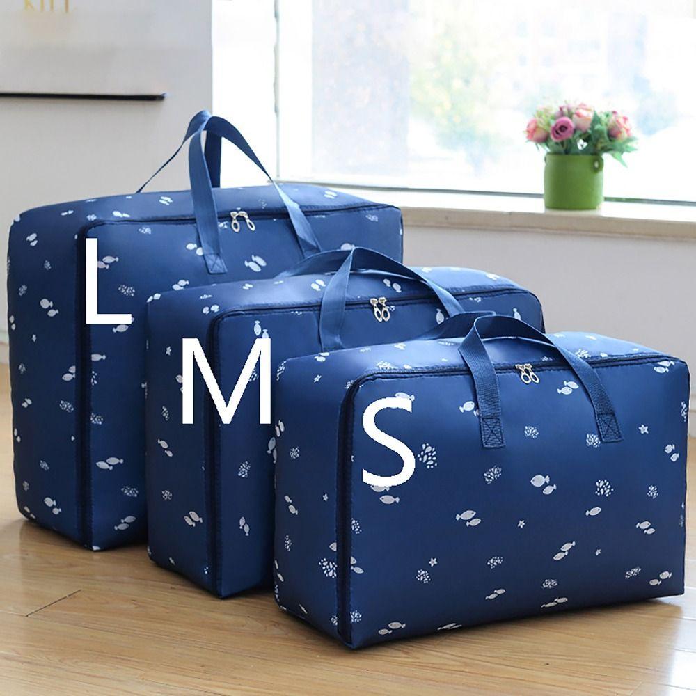 

Переміщення Багаж Одяг Ковдра Сумки для зберігання S/M/L Сумка-тоут для переміщення Організатор для шафи для дому подорожей