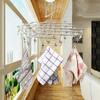 35 Pegs Draining Stainless Steel Rack Clothes Hanger Underwear Hooks Clothes Airer Dryer Socks Clip