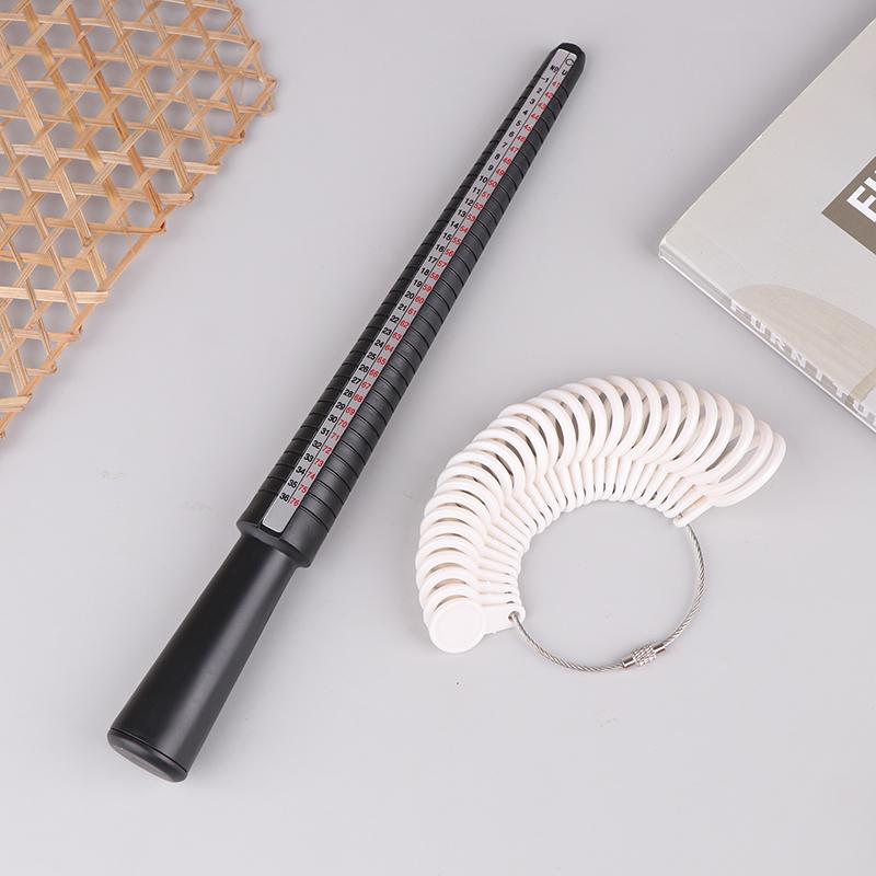 Jewellery Tools Ring Size Mandrel Stick Finger Gauge Ring Sizer Measuring Jewelry Tool Set Ring Size  Jewellery Tools