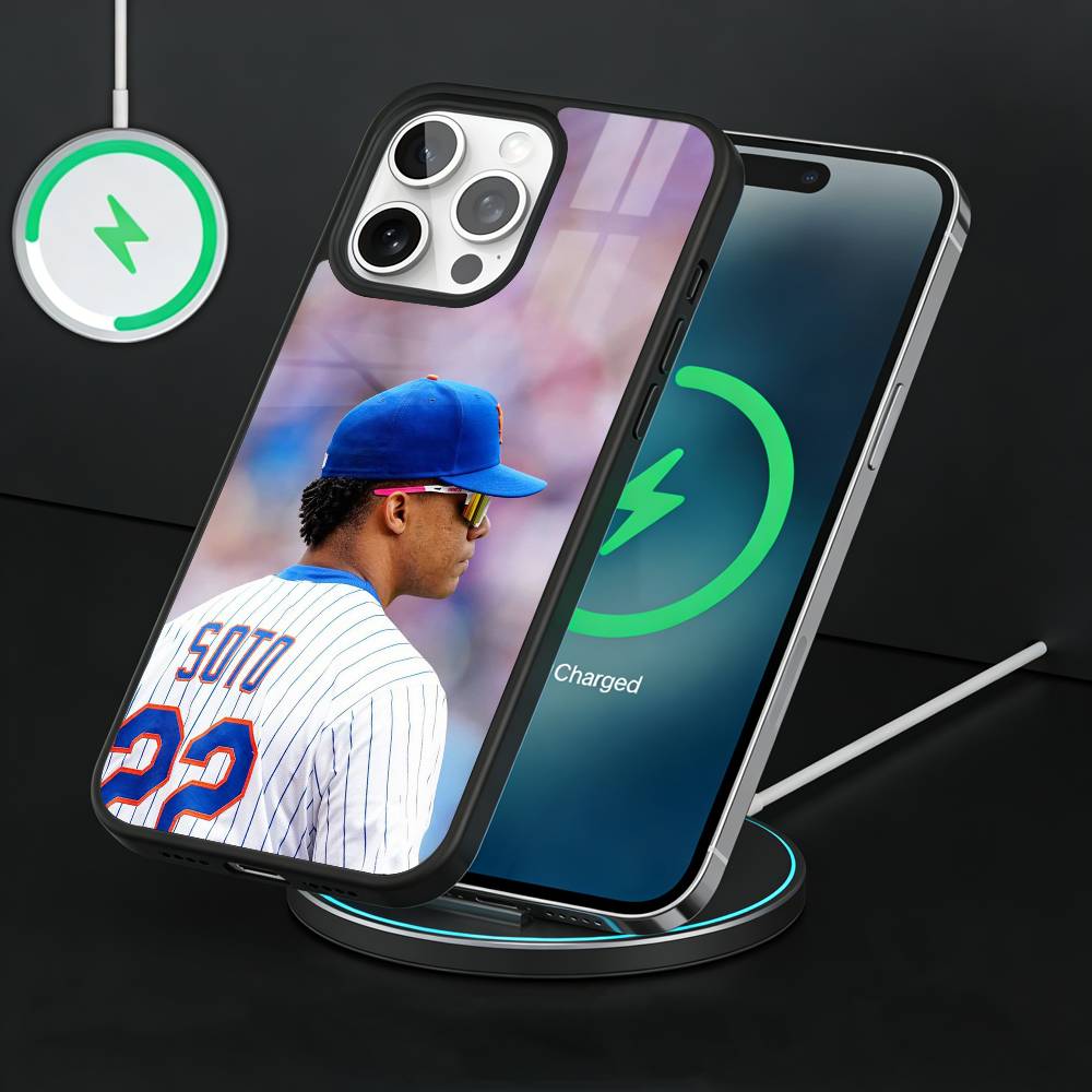 baseball player J-Juan Soto 22 Phone Case For iPhone17,16,15,14,13 Plus,Pro Max Magnetic For Magsafe Wireless Charging