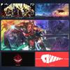 Gurren Lagann Mouse Pad Pc Gamer Cabinet Keyboard Tengen Toppa Mat Computer Anime Deskmat Gaming Accessories Table Mousepad XXL