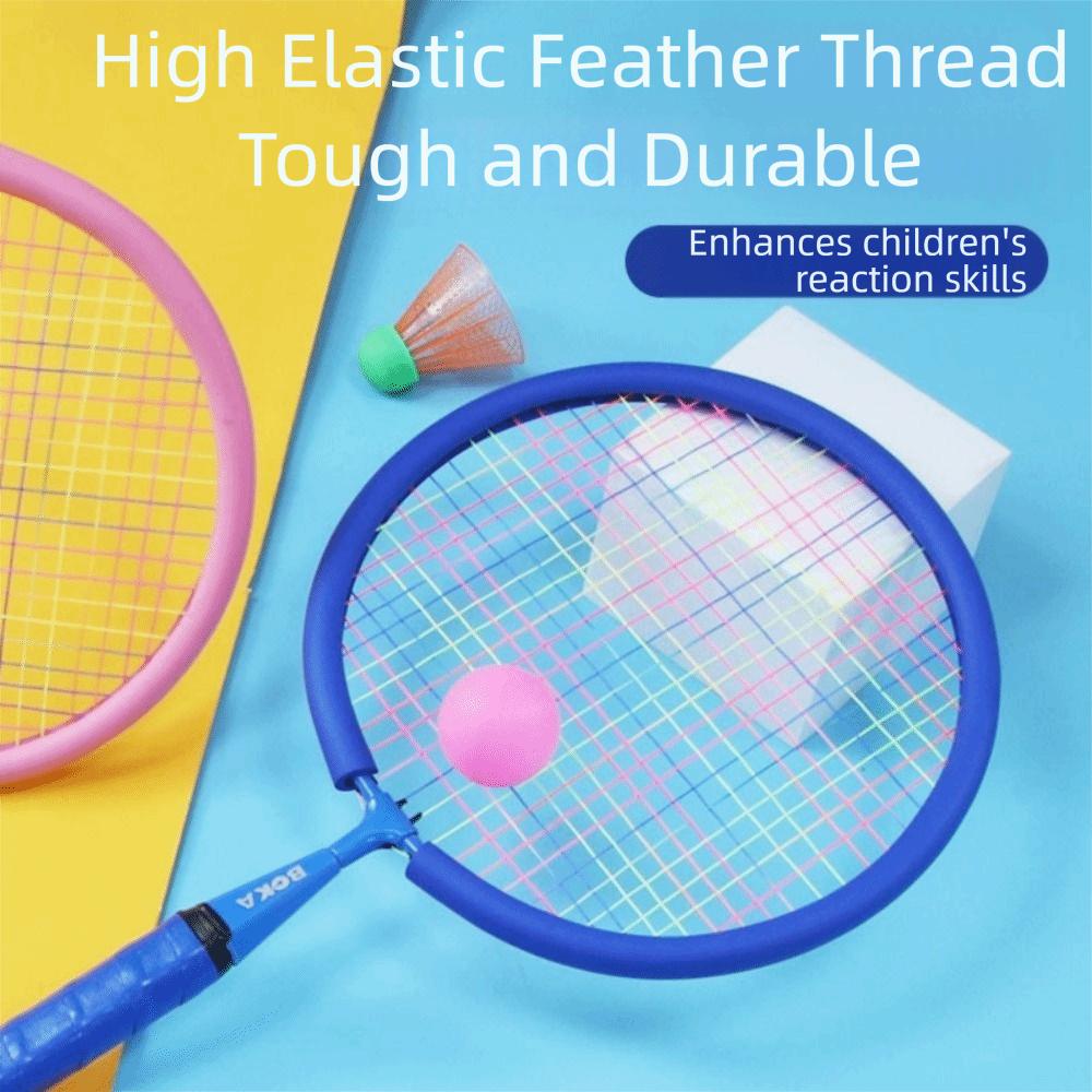 Lightweight Children Badminton Rackets Shock Absorbing Sports Game Toys  Sport Accessories