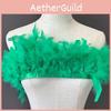 Multicolor Turkey Feather Fringe For Clothing Crafting Stage Show Decorations Diy Apparel