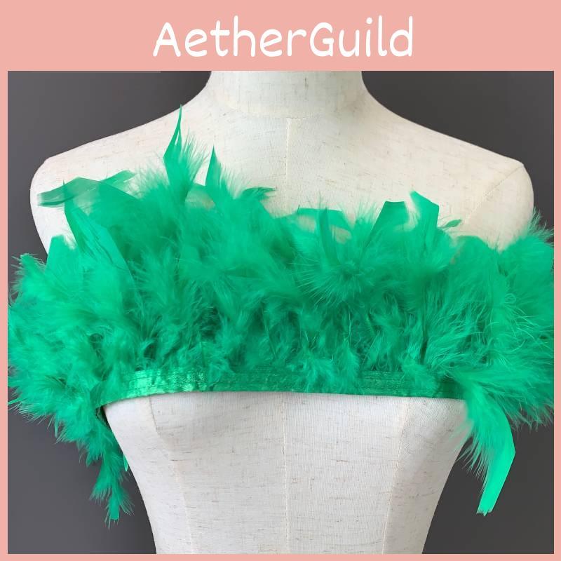 Multicolor Turkey Feather Fringe For Clothing Crafting Stage Show Decorations Diy Apparel