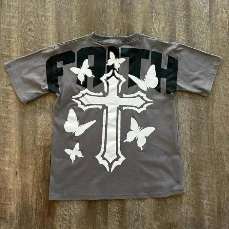 

Men s fashion new breathable round neck T-shirt personalized graffiti print pattern outdoor casual top 6XL
