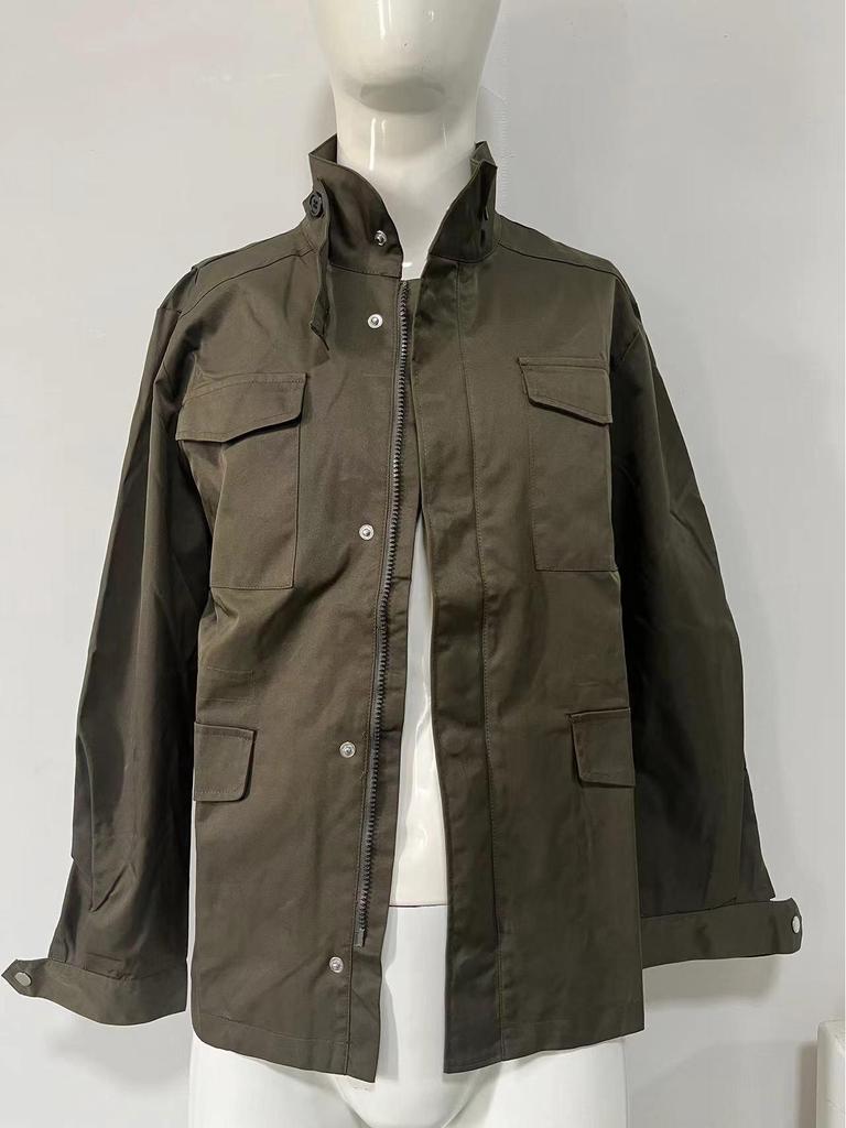 Retro Wielokieszeniowa Męska Kurtka Robocza 2025 - Luźny, Codzienny Styl na Różne Pory Roku