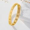 20.26 Million Flower Tube Jewelry Four-leaf Clover Bracelet Plated 18K Gold Diamond Bracelet Exquisite Jewelry